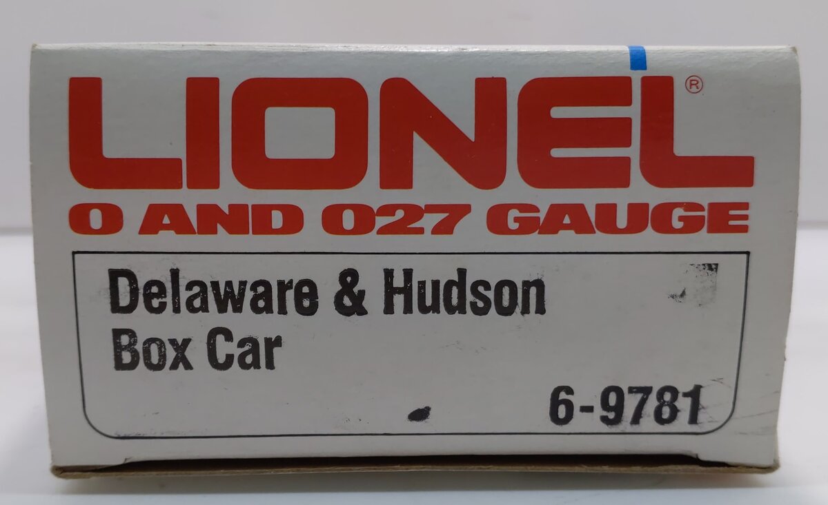Lionel 6-9781 O Gauge Delaware & Hudson Boxcar LN/Box