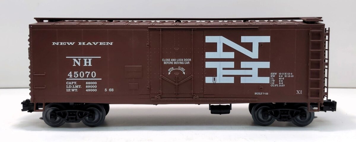 Crown Model Products O New Haven Plug Door Boxcar #45070 (Hi-Rail) LN/Box