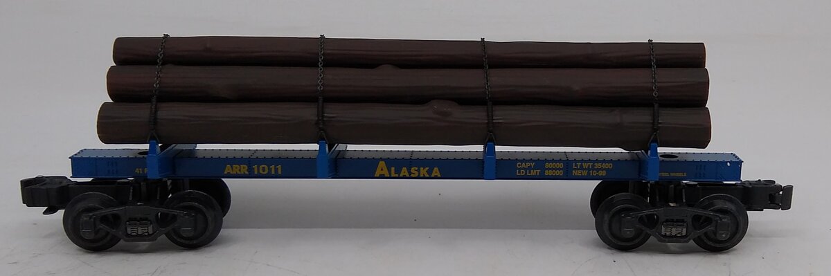 K-Line K663-1011 O Gauge Alaska Skeleton Log Car LN/Box
