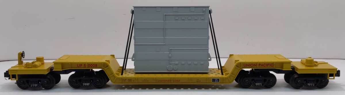 MTH 20-98106 O UP 75' 4 Truck Depressed Flatcar w/Transformer #50008 LN/Box