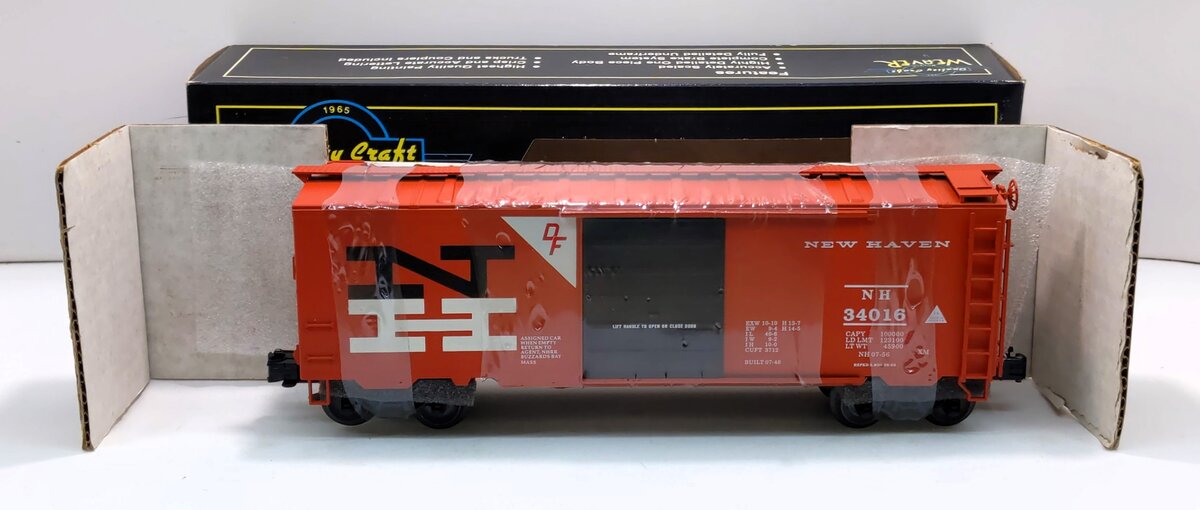 Weaver 34016 O Gauge New Haven Boxcar #34016 [3Rail] LN/Box