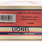 Lionel 6-35258 O Gauge Santa Fe Chief Baggage Car LN/Box