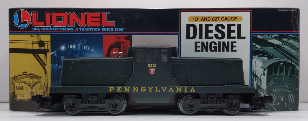 Lionel 6-18905 O Gauge Pennsylvania 44 Ton Diesel Switcher #9312 LN/Box