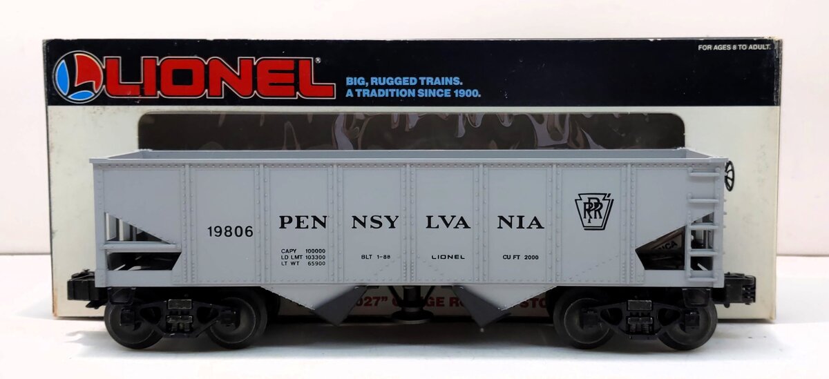 Lionel 6-19806 O Gauge Pennsylvania Operating Hopper #19806 LN/Box