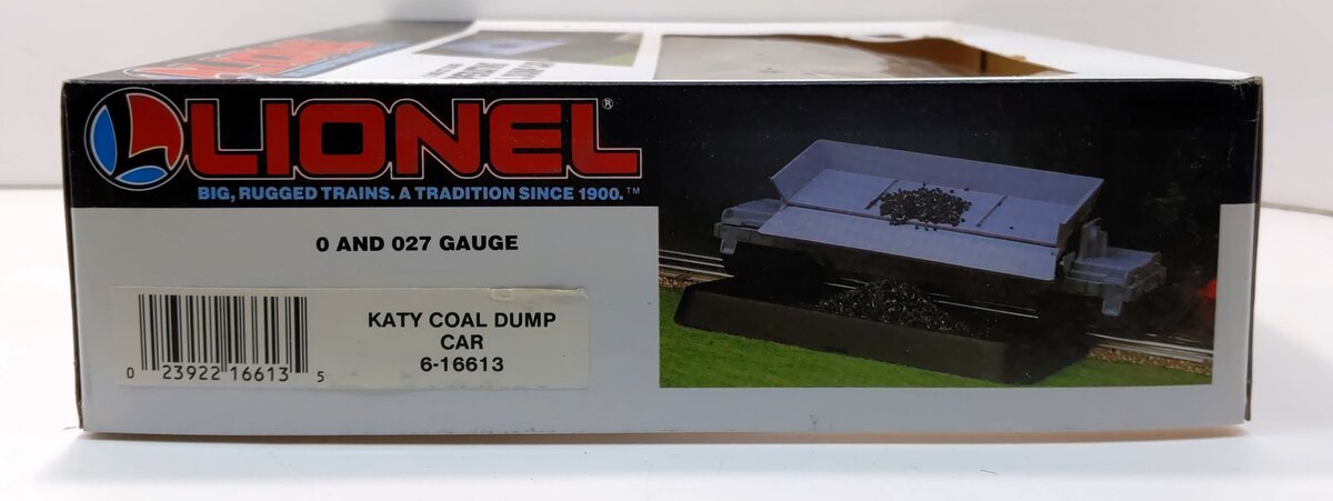 Lionel 6-16613 O Gauge Katy Coal Dump Car #16613 LN/Box