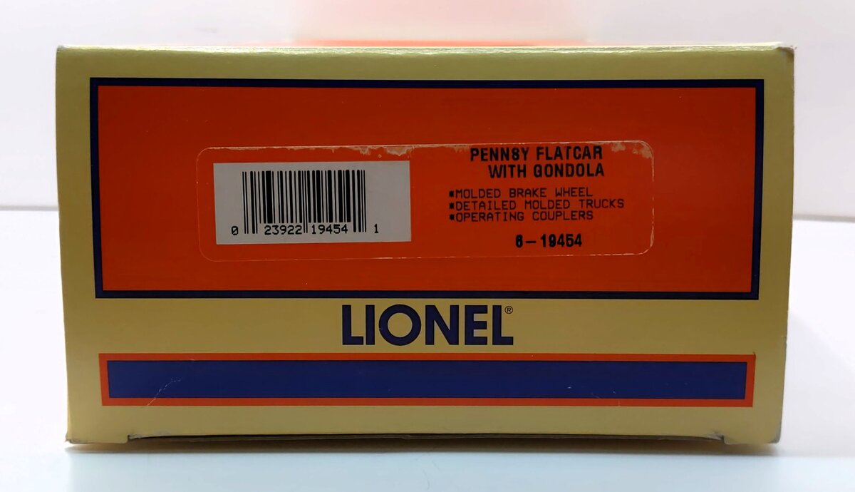 Lionel 6-19454 O Pennsylvania Railroad Flat Car with Gondola LN/Box