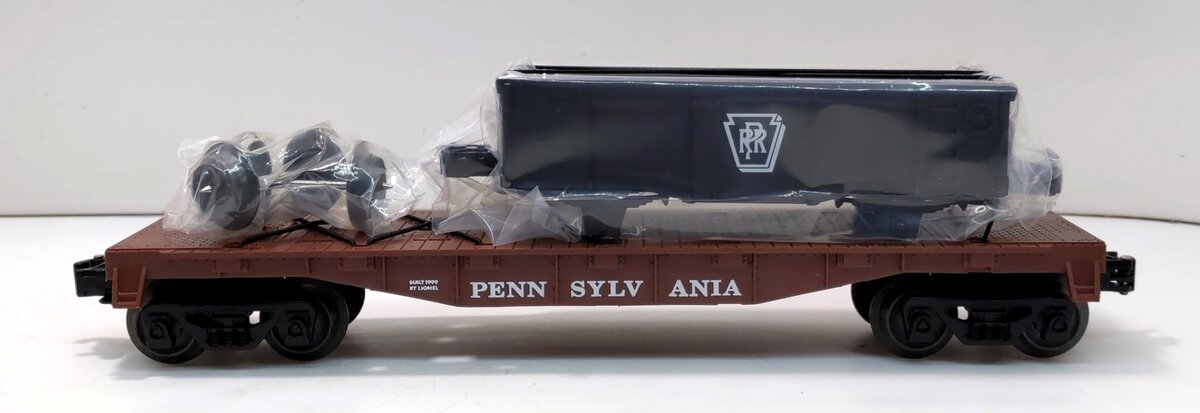 Lionel 6-19454 O Pennsylvania Railroad Flat Car with Gondola