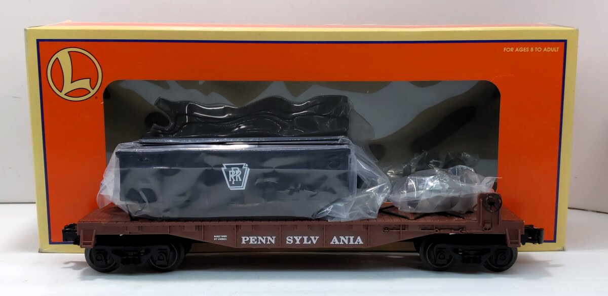 Lionel 6-19454 O Pennsylvania Railroad Flat Car with Gondola