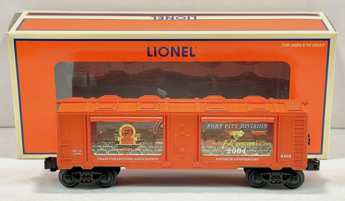 Lionel 6-52338 O Gauge TCA 50th Anniversary 2004 Convention Mint Car #5404 LN/Box