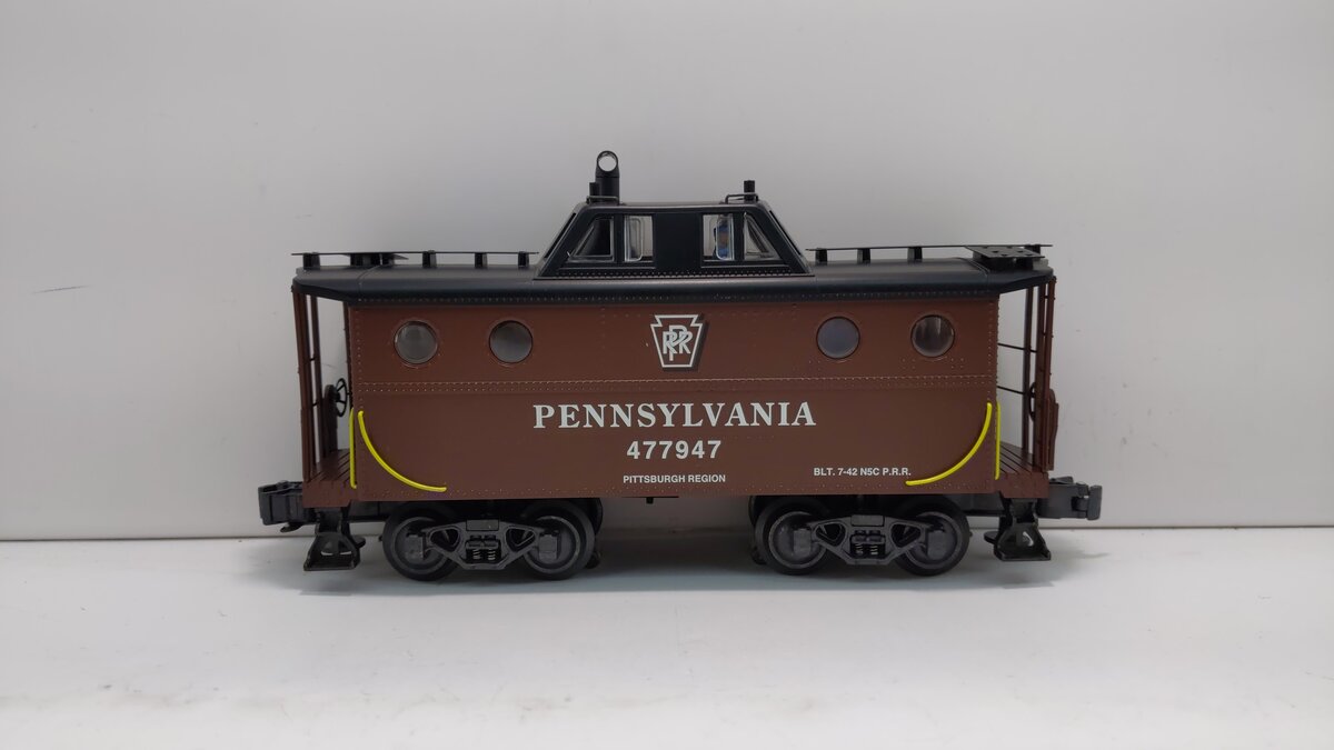 K-Line K615-1891 O Gauge Pennsylvania N5C Lighted Caboose #477947 LN/Box