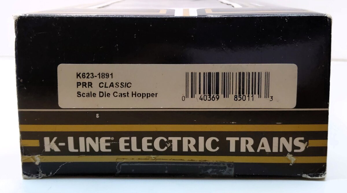 K-Line K623-1891 O Gauge Pennsylvania Railroad Die-Cast 4-Bay Hopper #6231891 LN/Box