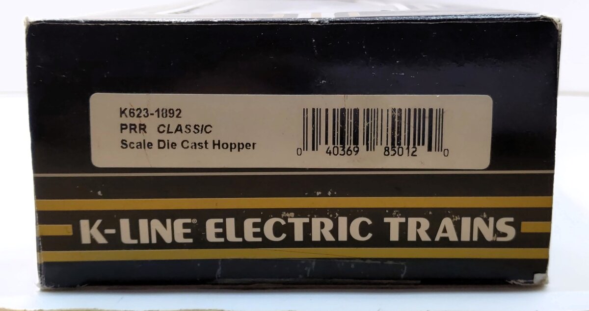 K-Line K623-1892 O Gauge Pennsylvania Railroad Die-Cast Hopper #6231892 LN/Box