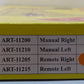Aristo-Craft 11205 G Euro Brass Right Hand Remote Switch Turnout NIB