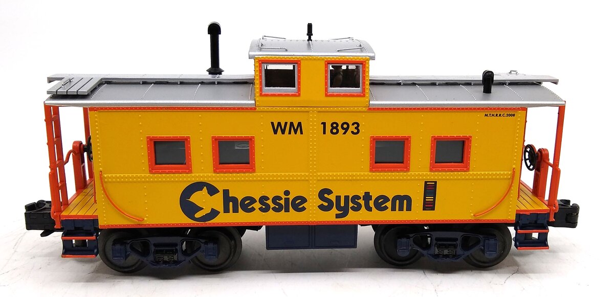 MTH 20-91263 O Gauge WM Chessie MTHRRC-2008 Steel Caboose #1893 LN/Box