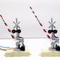 MTH 30-11012 O Gauge Operating Crossing Gates Signal (Box of 2) LN/Box