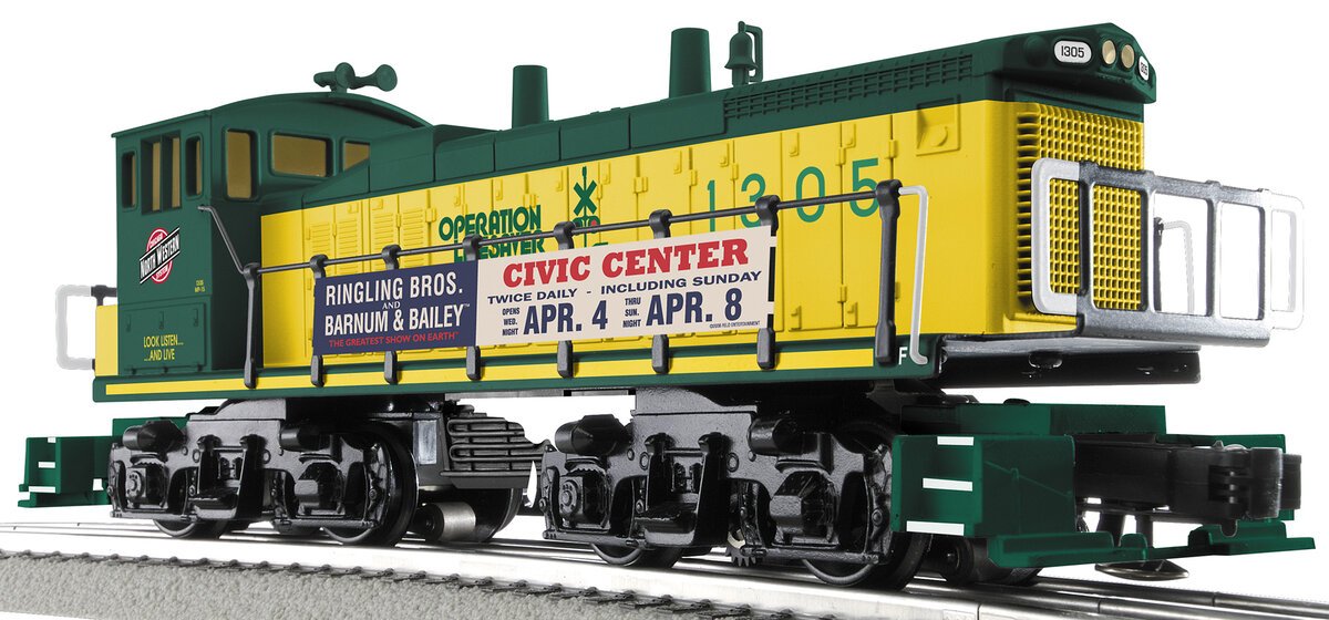K-Line 6-21692 O C&NW MP-15 W/ Ringling Bros. Banner #1305 LN/Box