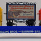 K-Line 6-22656 O Ringling Bros Flatcar #66 W/ 3 Circus Wagons NIB