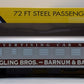 K-Line 6-22628 O Ringling Bros 18" Aluminum Advertising Car #2 LN/Box