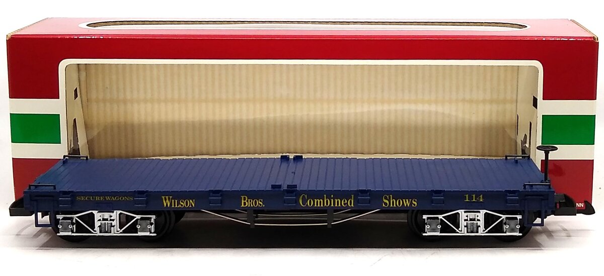 LGB 4060-DG G Scale Wilson Brothers Circus Flatcar NIB