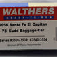 Walthers 932-9740 HO Scale Santa Fe El Capitan 73' Budd Baggage Car