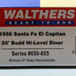 Walthers 932-9790 HO Santa Fe 1956 El Capitan 85' Budd Hi-Level Diner LN/Box