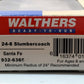 Walthers 932-6365 HO Santa Fe 85' Budd 24-8 Slumbercoach LN/Box