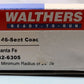 Walthers 932-6305 HO Santa Fe 85' Budd 46-Seat Coach LN/Box