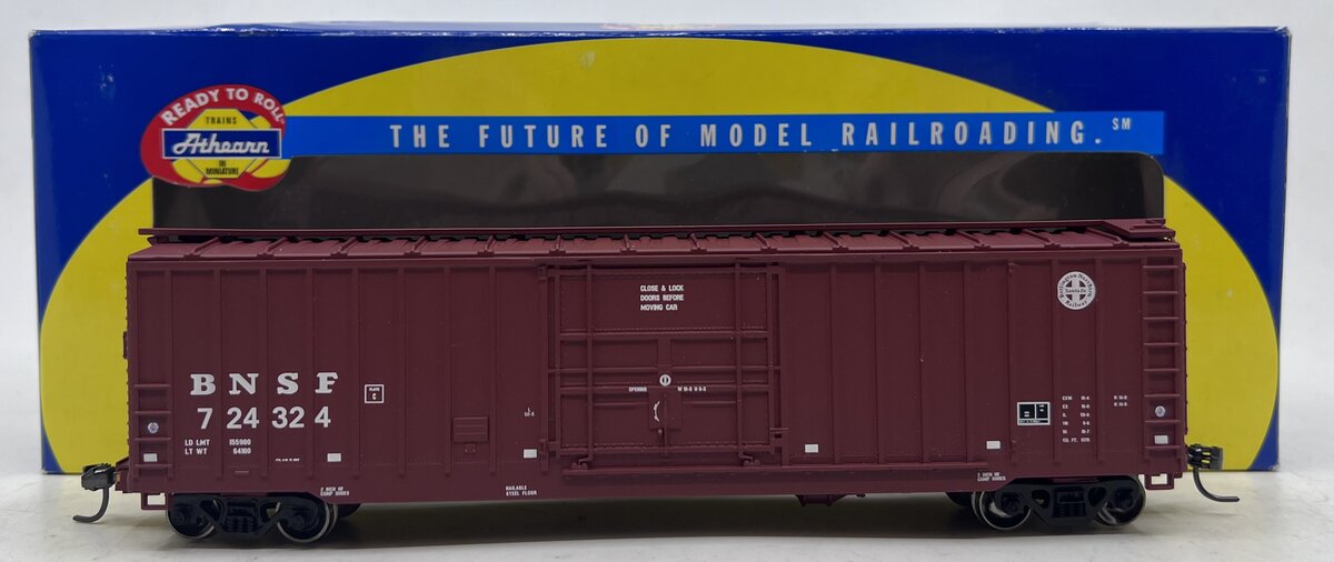 Athearn 70751 HO Scale BNSF 50' Outside-Post Plug-Door Boxcar #724324