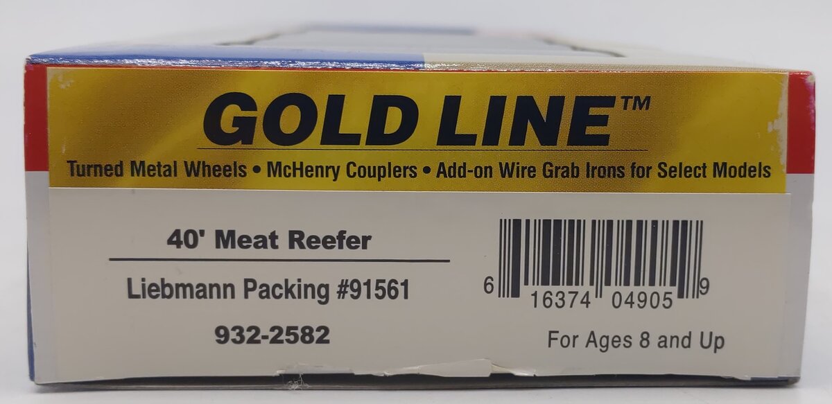 Walthers 932-2582 HO Scale Liebmann Packaging #91561 40' Meat Refrigerator Car LN/Box