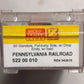 Micro-Trains 52200010 Z Scale Pennsylvania 50' Fishbelly Side Gondola #342615 NIB