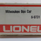 Lionel 6-9731 O Gauge Milwaukee Road Boxcar LN/Box