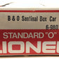 Lionel 6-9801 O Gauge Baltimore & Ohio Sentinel Box Car