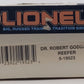 Lionel 6-19523 O Gauge Dr. Robert Goddard Refrigerator Car LN/Box