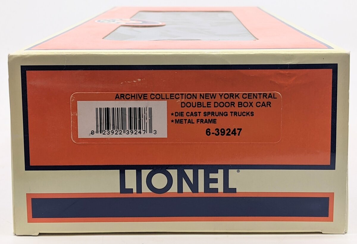 Lionel 6-39247 O Gauge Archive Collection New York Central Box Car #6468 LN/Box
