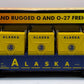 MTH 30-7281 O Alaska Gondola w/LCL Containers #13245 NIB