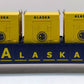 MTH 30-7281 O Alaska Gondola w/LCL Containers #13245 NIB