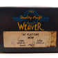 Weaver U2535LD O Gauge MOW 50'' Flat Car Road # 1965 (3-Rail)