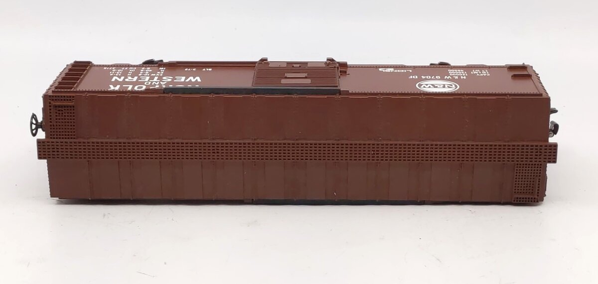 Lionel 6-9704 O Gauge Norfolk and Western Tuscan Boxcar LN/Box