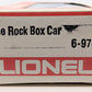 Lionel 6-9782 O Gauge The Rock Boxcar EX/Box
