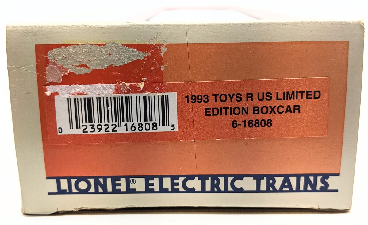 Lionel 6-16808 O Gauge Toys R Us Limited Edition 1993 Boxcar MT/Box