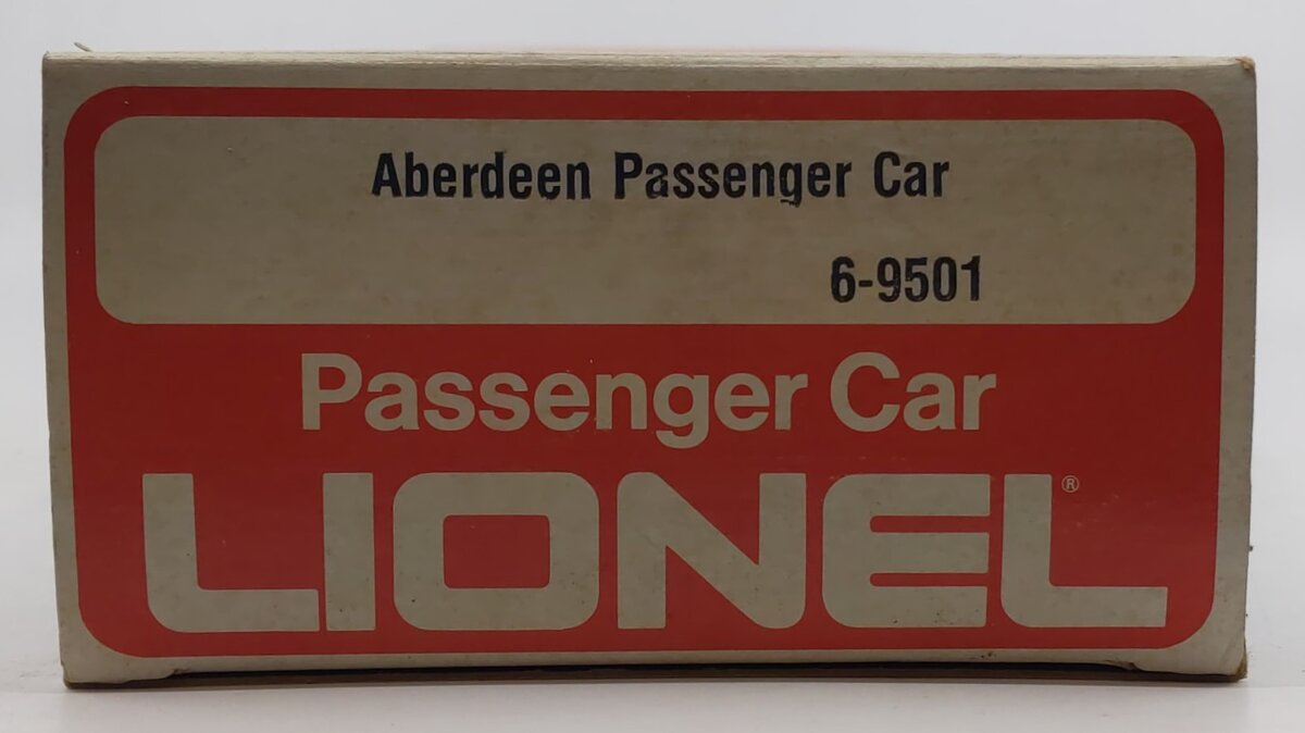 Lionel 6-9501 O Gauge Milwaukee Road Aberdeen Passenger Car LN/Box