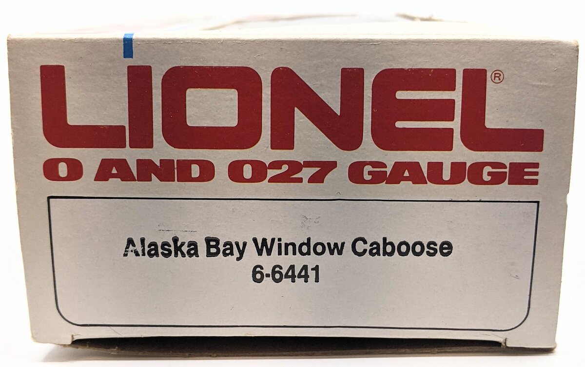 Lionel 6-6441 O Gauge Alaska Railroad Bay Window Caboose LN/Box