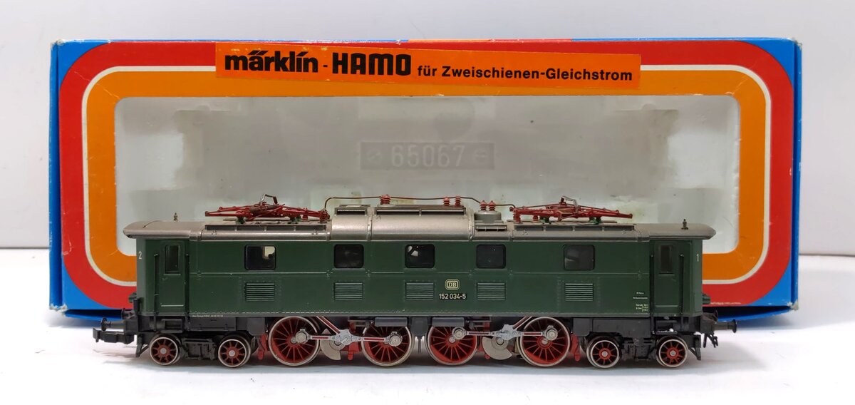 Marklin 8366 HO DB Electric Locomotive #152 034-5 EX/Box