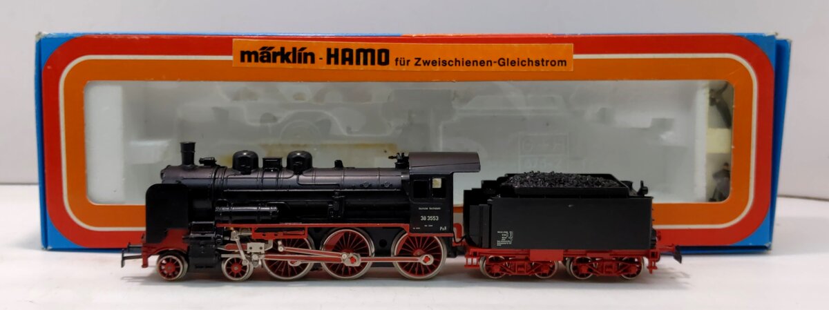 Marklin/Hamo 8399 HO DR 4-6-0 Steam Locomotive & Tender #383553 LN/Box