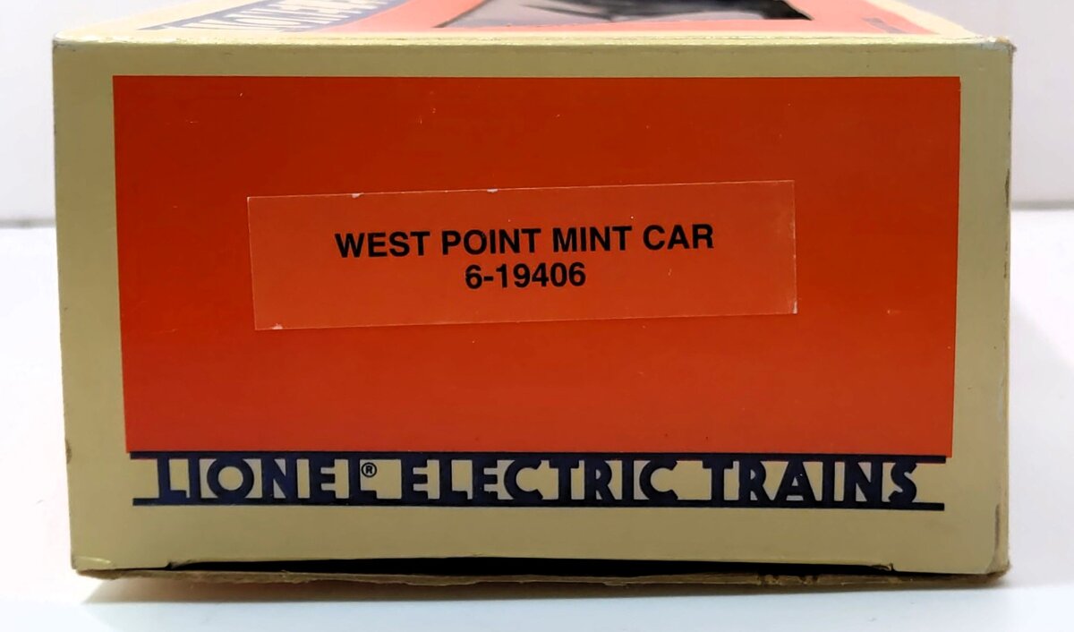 Lionel 6-19406 O Gauge West Point Mint Car LN/Box