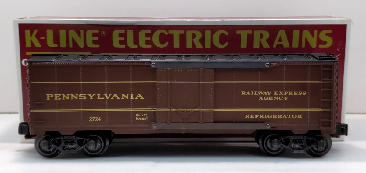K-Line K80-7508 Pennsylvania Rail Road Classic Mail Car #2724 EX/Box