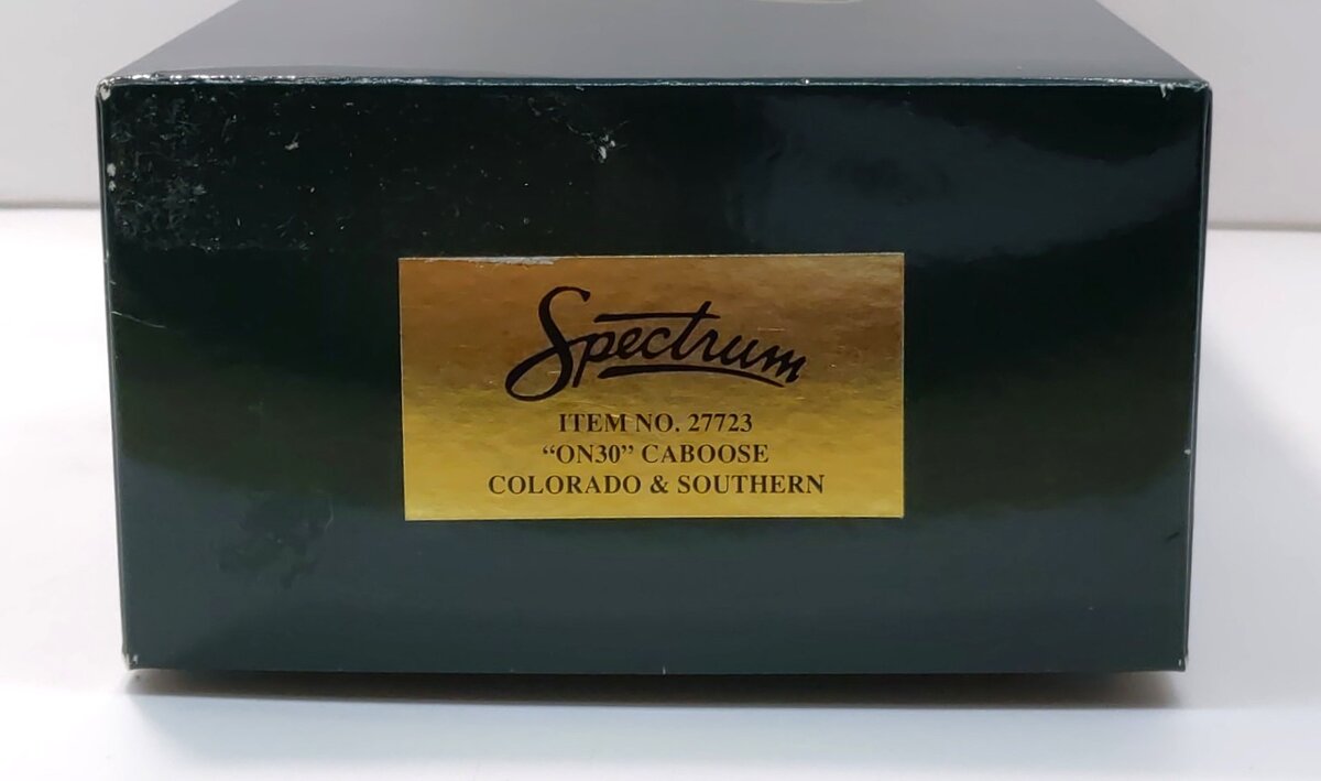 Bachmann 27723 On30 Colorado & Southern 8-Wheel Bobber Caboose #1002 w/Lights EX/Box