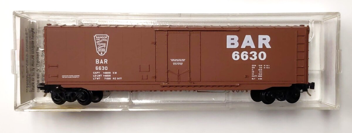 Micro-Trains 03800140 N BAR 50' Standard Steel Plug Door Boxcar #6630