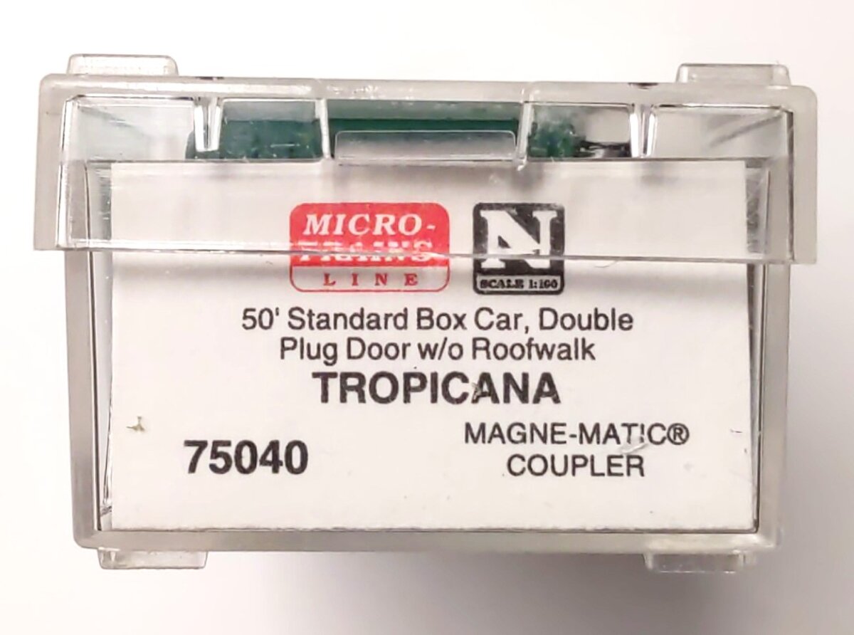 Micro-Trains 07500040 N Tropicana 50' Double Plug Door Boxcar #13085
