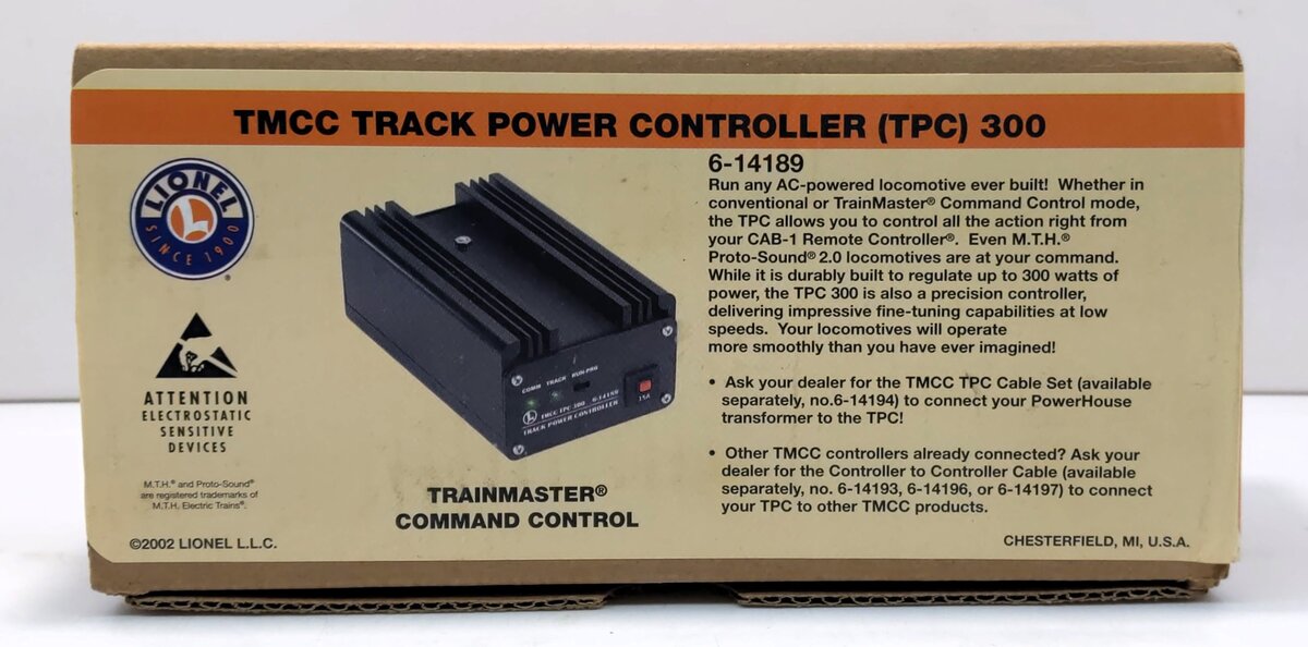 Lionel 6-14189 TMCC Track Power Controller 300